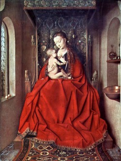Χρειαζόμαστε περισσότερα από αυτά: Jan van Eyck, Lucca Madonna, 1436 